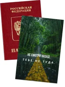 Чехол для паспорта цитатами