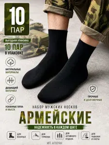 Носки мужские, 10 пар