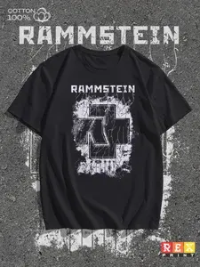 Футболка с принтом Rammstein