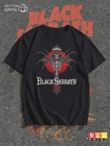 Футболка с принтом Black Sabbath