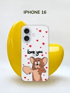 Чехол на Айфон 16, прозрачный