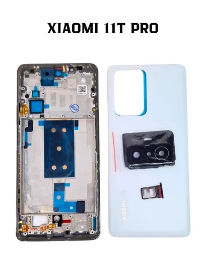 XIAOMI 11T PRO корпус полный комплект: перед + зад, SIM-лоток, стекло камеры