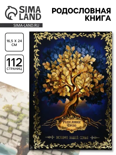 -Мир Игр- Родословная книга «История нашей семьи», 56листов,16×24см