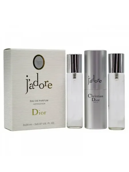 Духи миниатюрки Мини набор духов Christian Dior J'adore, 3*20 ml-Диор Жадоре
