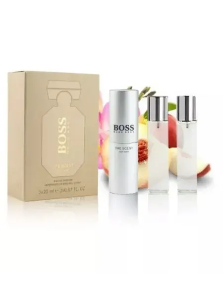 Духи в подарок Мини набор духов The Scent for her 3*20 ml-Босс Хюго