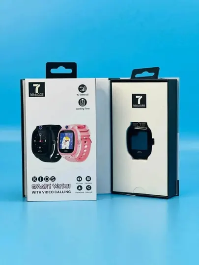 Детские умные часы 7 MILLIARD Y36 4G, с GPS-навигатором, SIM-картой розвый