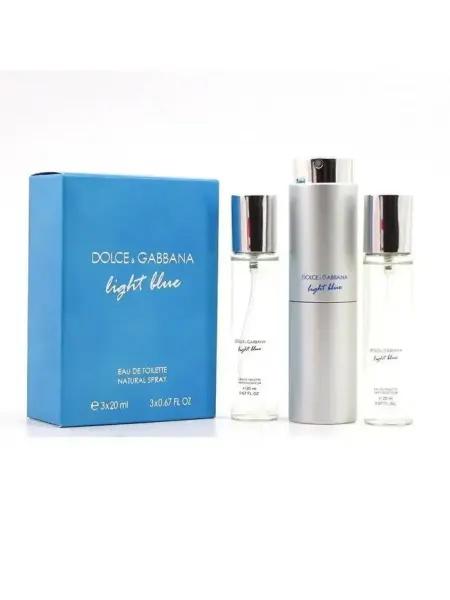 Духи миниатюрки Мини набор духов DOLCE & GABBANA LIGHT BLUE-Дольче