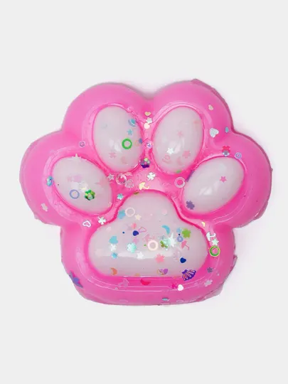 Игрушка-лапа-антистресс, сквиш , мягкая, кошачий коготь