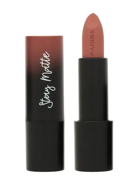 PARISA COSMETICS Помада для губ Stay Matte L-08 матовая, 4 г, 12 Vintage Nude