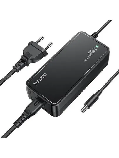 Зарядное устройство для ноутбука Yesido CG11E 65W, универсальное, 15-в-1