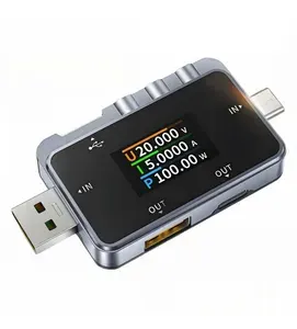 FNIRSI FNAC-28 USB / Type-C тестер 2-в-1 (вольтметр, амперметр, ваттметр)