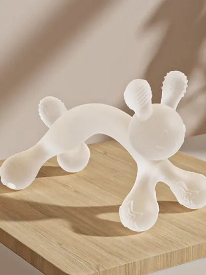 Силиконовый прорезыватель для зубов Baby Comfort Развивающая игрушка 3-в-1