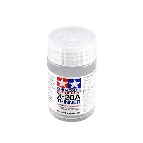 Tamiya X-20A Растворитель для акриловых красок объем 46мл 81030