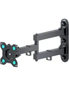 Кронштейн для телевизора настенный 10"-35" ONKRON R4 наклонно-поворотный с вращением / кронштейн для монитора до 20 кг, чёрный