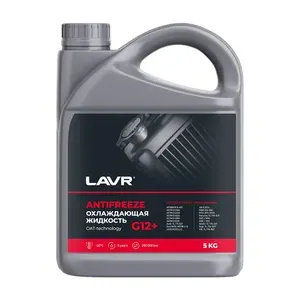 LAVR LN1710 Охлаждающая жидкость Antifreeze G12+ -40С 5кг