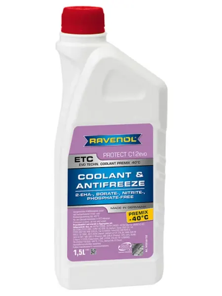 RAVENOL Антифриз ETC Protect C12evo Premix -40C (готовый)