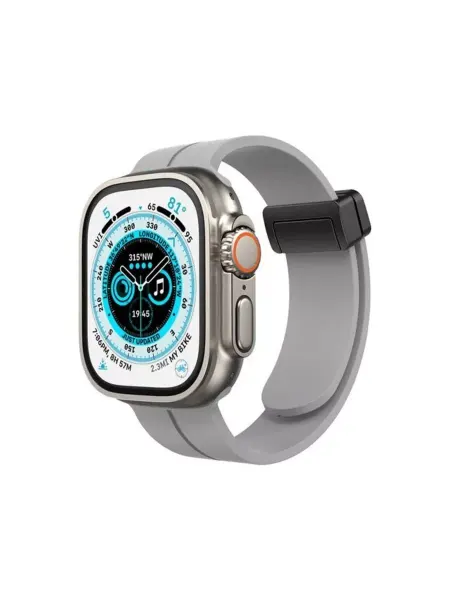 Ремешки для смарт часов Складной браслет-силикон Apple пряжка магнит 42-44-41