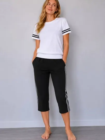 Женский летний костюм двойка, M-4XL