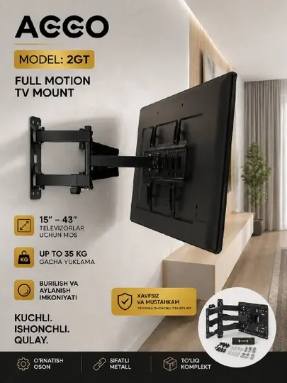 Кронштейн для телевизора, tv wall mount, настенное крепление тв, держатель тв 32-43-55