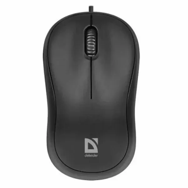 Мышь проводная DEFENDER Patch (Патч) MS-759 черный (USB, 1000dpi, 3but) (52759)