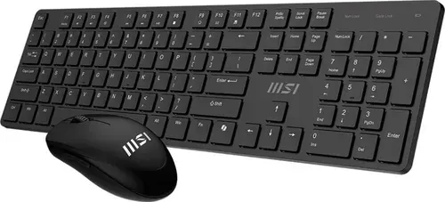 Комплект (клавиатура+мышь) MSI FORGE K200 W COMBO MS-8ZA4, USB, беспроводной, черный s11-43ru304-y92