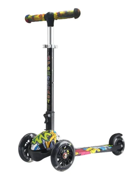 Sportsbaby Самокат RAY LUXE MS-916 складной со светящимися колесами