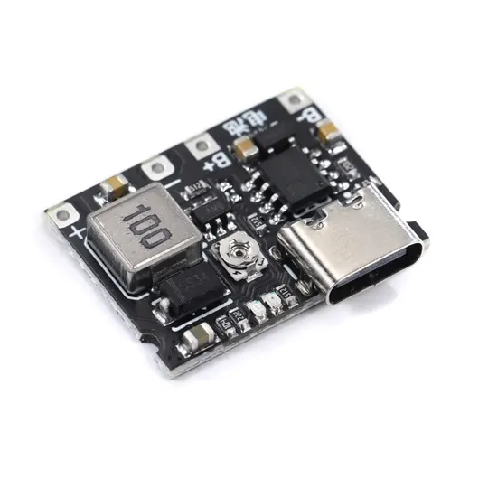 LX-LCBST зарядный модуль для Li-ion аккумуляторов с Step-Up Boost 4–28V USB Type-C