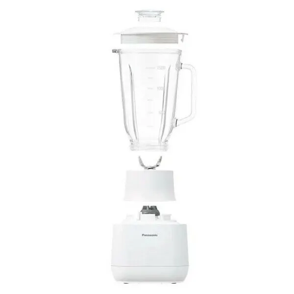 Блендер Panasonic MX-MG5421, стационарный, 800Вт, 1.5л, 2 скорости, белый