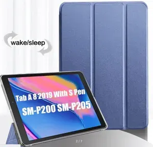 Чехол умный для планшета Samsung Galaxy Tab A 8.0 2019/ SM-P200/P205, синий