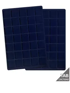 Планшеты TAB 35 BL на 35 монет до 39 мм. Упаковка (2 шт.) Leuchtturm, #331597