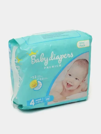 Детские подгузники Baby Diapers Maxi #4, 16 шт