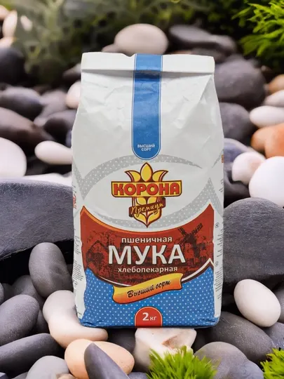 Мука "Корона", высший сорт, 2 кг