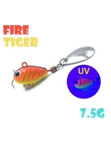 Тейл-Спиннер Uf-Studio Hurricane 7.5g #Fire Tiger