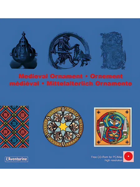 24 Наш Книжный Дом Mediaeval ornament. Средневековый орнамент (+1 CD)