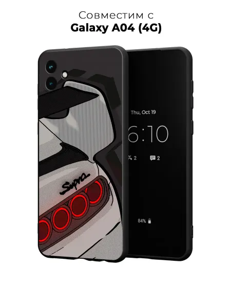 Case it Чехол на Samsung A04 4G с принтом Toyota Supra