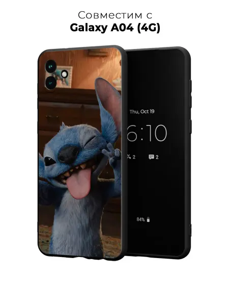 Case it Чехол на Samsung A04 4G с принтом Стич