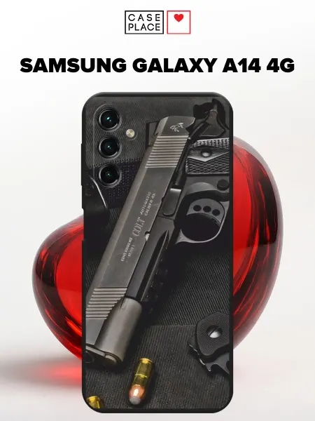 Samsung Матовый чехол на A14 4G стильный