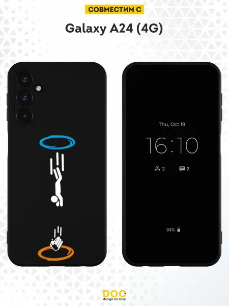 DesignOnCase Чехол на Samsung A24 4G с принтом Portal