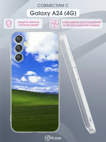 Kcase Чехол на Samsung A24 4G с принтом windows
