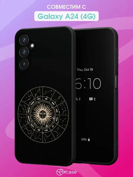 Kcase Чехол на Samsung A24 4G с принтом Знаки зодиака