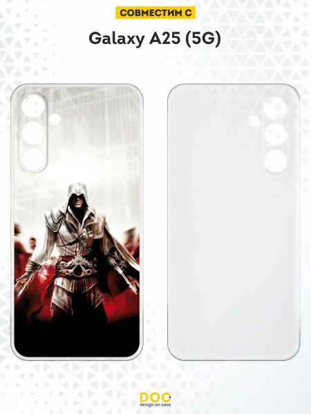 DesignOnCase Чехол на Samsung Galaxy A25 (5G) с принтом Assassin's creed