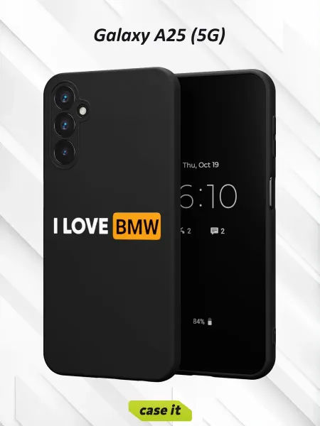 Case it Чехол на Samsung A25 (5G) с принтом I love BMW
