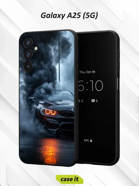 Case it Чехол на Samsung A25 (5G) с принтом BMW в дыму