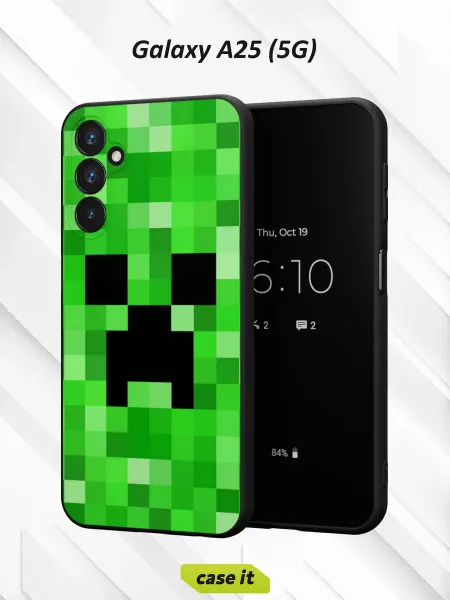 Case it Чехол на Samsung A25 (5G)с принтом Creeper