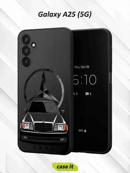 Case it Чехол на Samsung A25 (5G) принт Mercedes-Benz E-Class W124