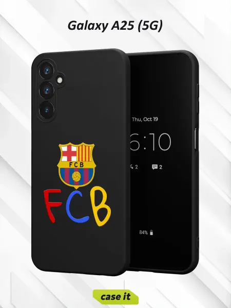 Case it Чехол на Samsung A25 (5G) с принтом аббревиатура FCB
