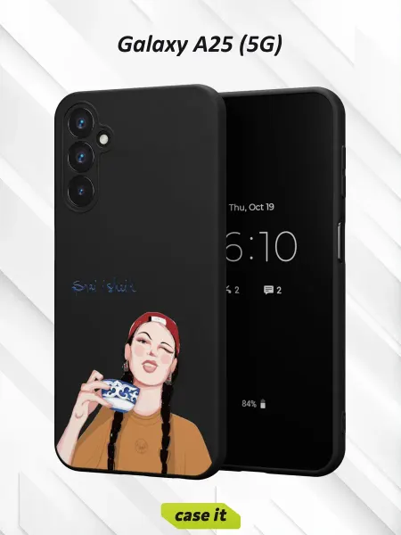 Case it Чехол на Samsung A25 (5G)с принтом Kazakh Girls