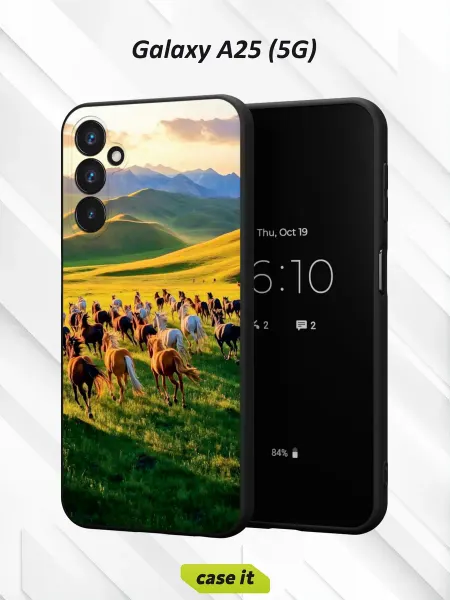 Case it Чехол на Samsung A25 (5G)с принтом Лошади