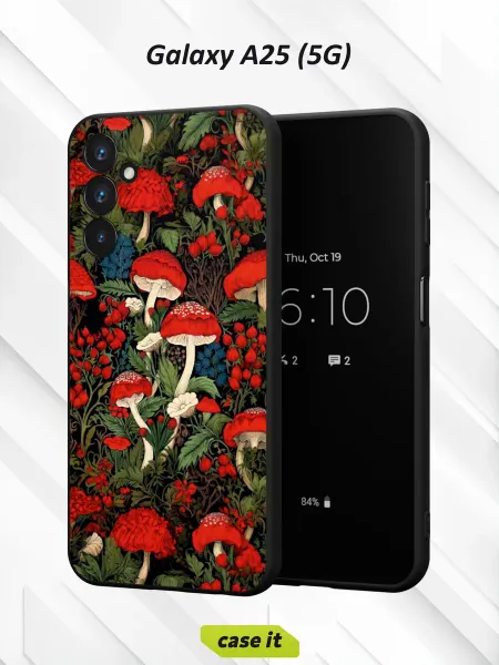 Case it Чехол на Samsung A25 (5G)с принтом Мухоморы