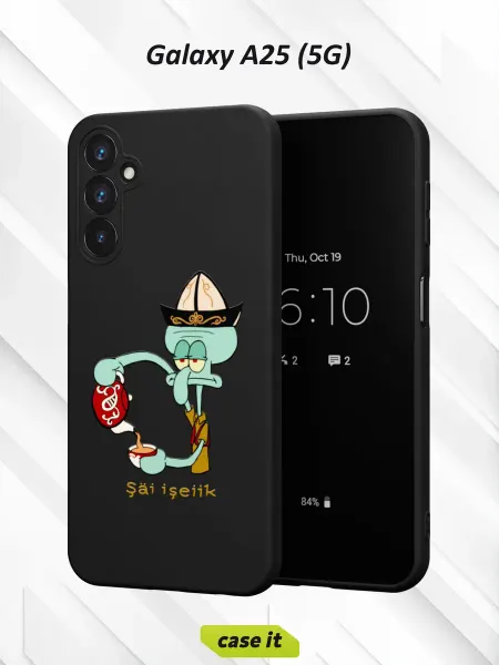 Case it Чехол на Samsung A25 (5G)с принтом Сквидвард